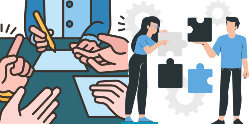 I fællesskab genererer vi ideer